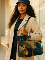 Ancestral Fold Classic Shopper Tote QR0XD061