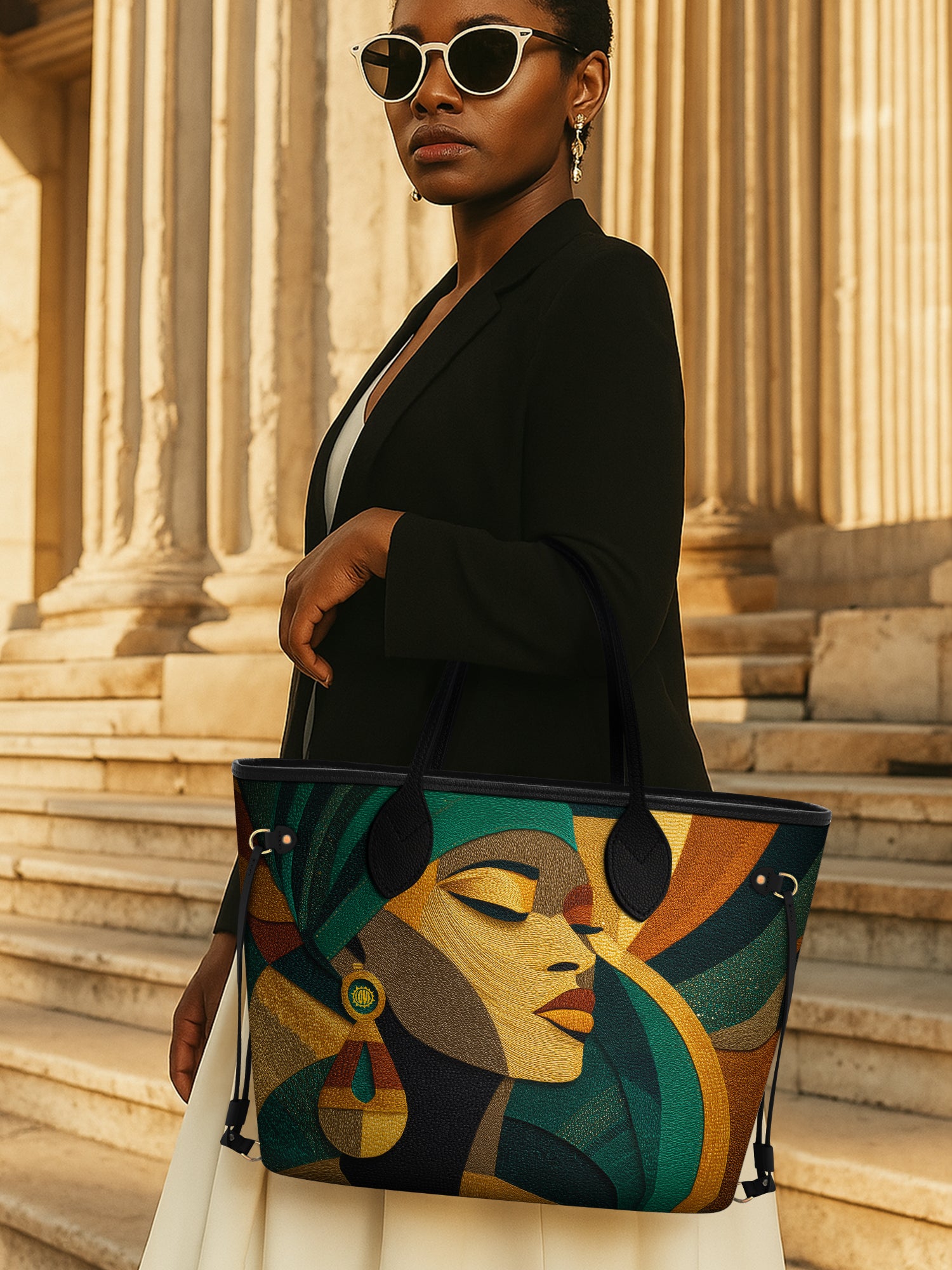 Ancestral Fold Classic Shopper Tote QR0XD061