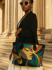 Ancestral Fold Classic Shopper Tote QR0XD061