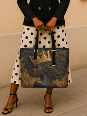 Ubuntu Queen Sleek Leather Tote QR0XD124