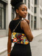 Ebony Beauty Classic Zip Pochette QR0XD149