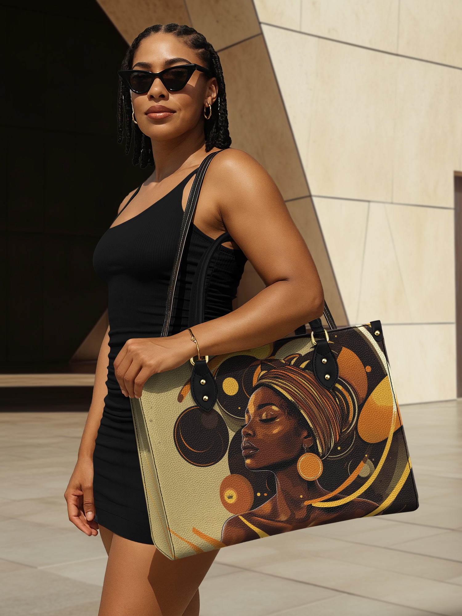 Solar Empress Premium Leather Handbag QR0XD144