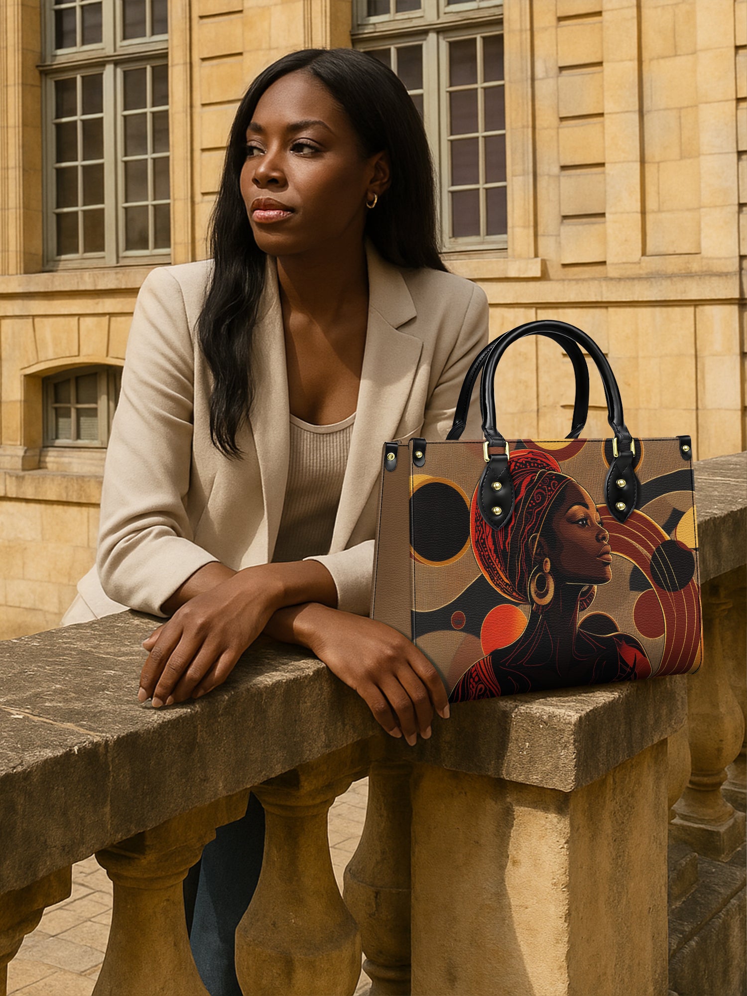 Velvet Galaxy Premium Leather Handbag QR0XD148