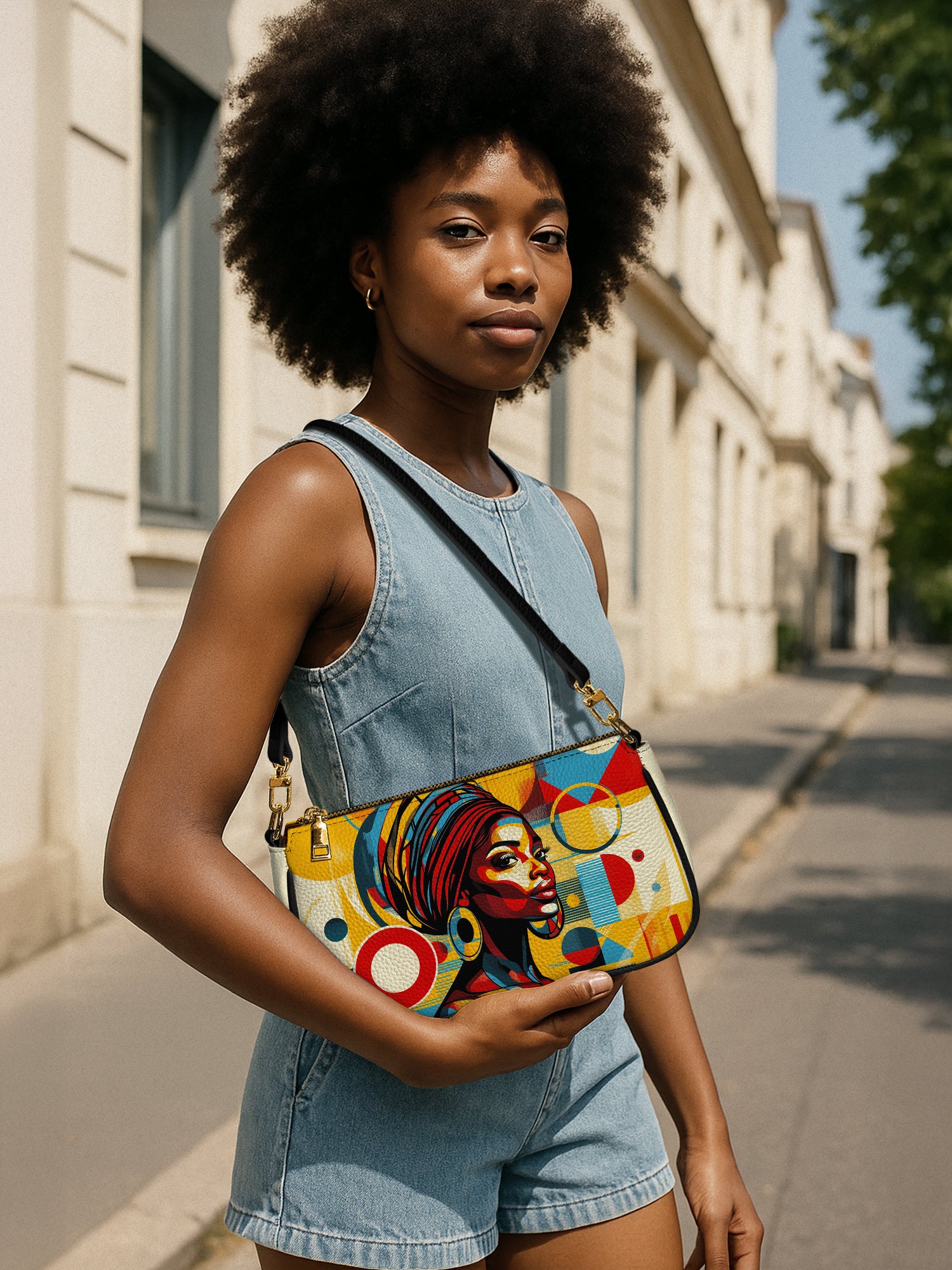 Afrobeat Pulse Classic Zip Pochette QR0XD152