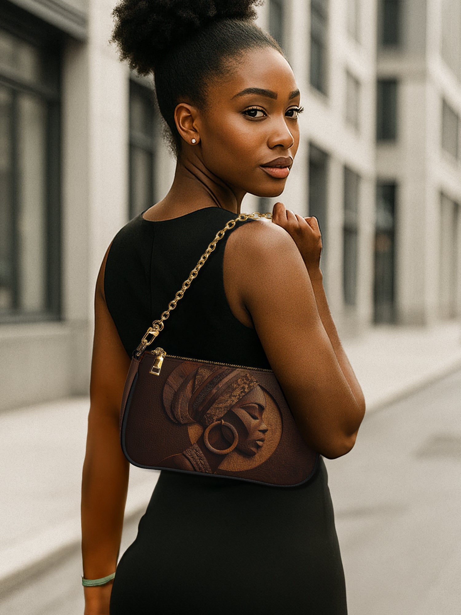 Afrique Oak Classic Zip Pochette QR0XD133