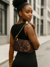 Afrique Oak Classic Zip Pochette QR0XD133