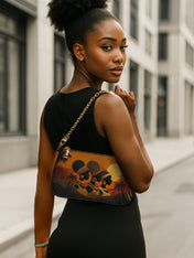 Three African Queens Classic Zip Pochette QR0HH029