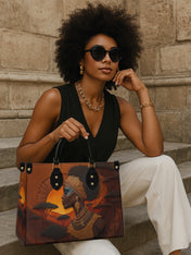 Roots and Rhythm Premium Leather Handbag QR0TD119