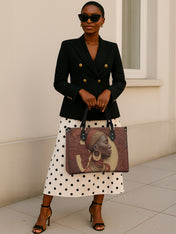 Afri Soul Premium Leather Handbag QR0TD149