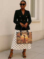 Sunborn Empress Premium Leather Handbag QR0TV073