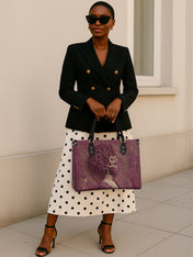 Wild Bloom Premium Leather Handbag QR0XD267