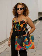 Afro Nova Premium Leather Handbag QR0TV082