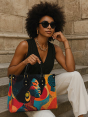 Afro Nova Premium Leather Handbag QR0TV082