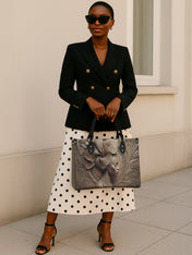 Floral Spirit Premium Leather Handbag QR0TV084