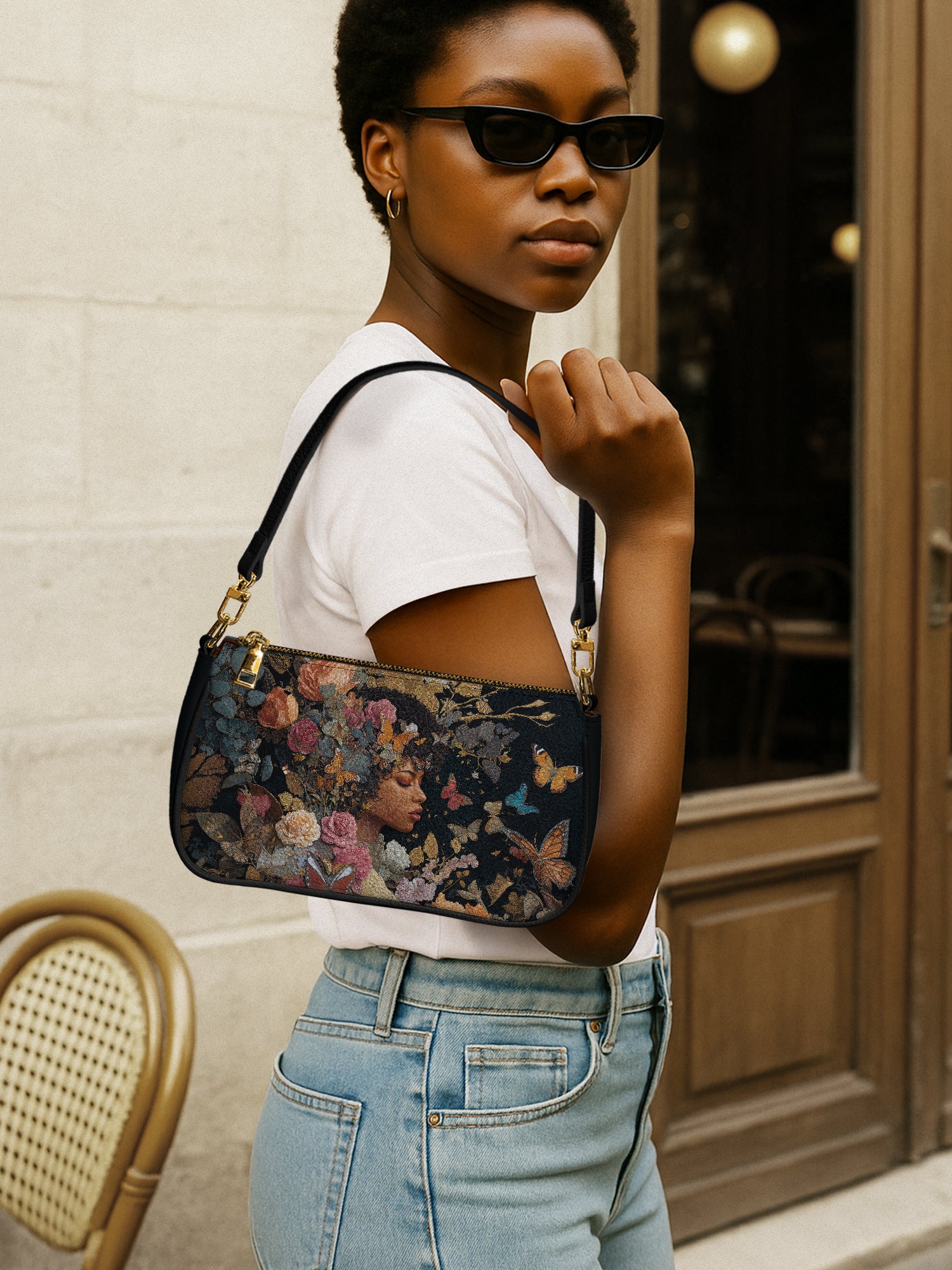 Butterfly Queen Classic Zip Pochette QR0HH115