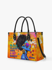 Black Classy Premium Leather Handbag