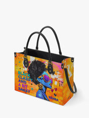 Black Classy Premium Leather Handbag