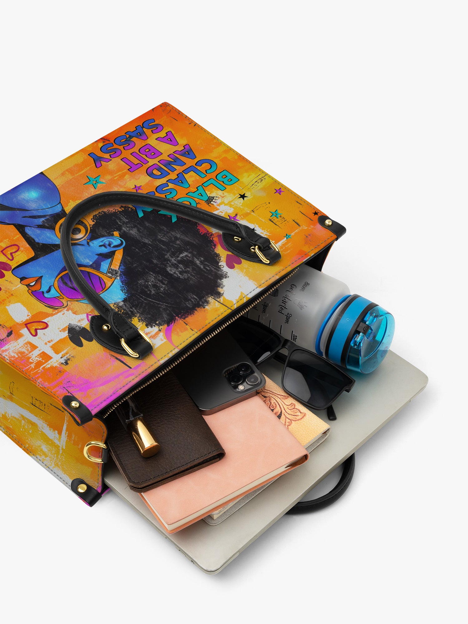 Black Classy Premium Leather Handbag