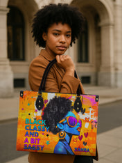 Black Classy Premium Leather Handbag