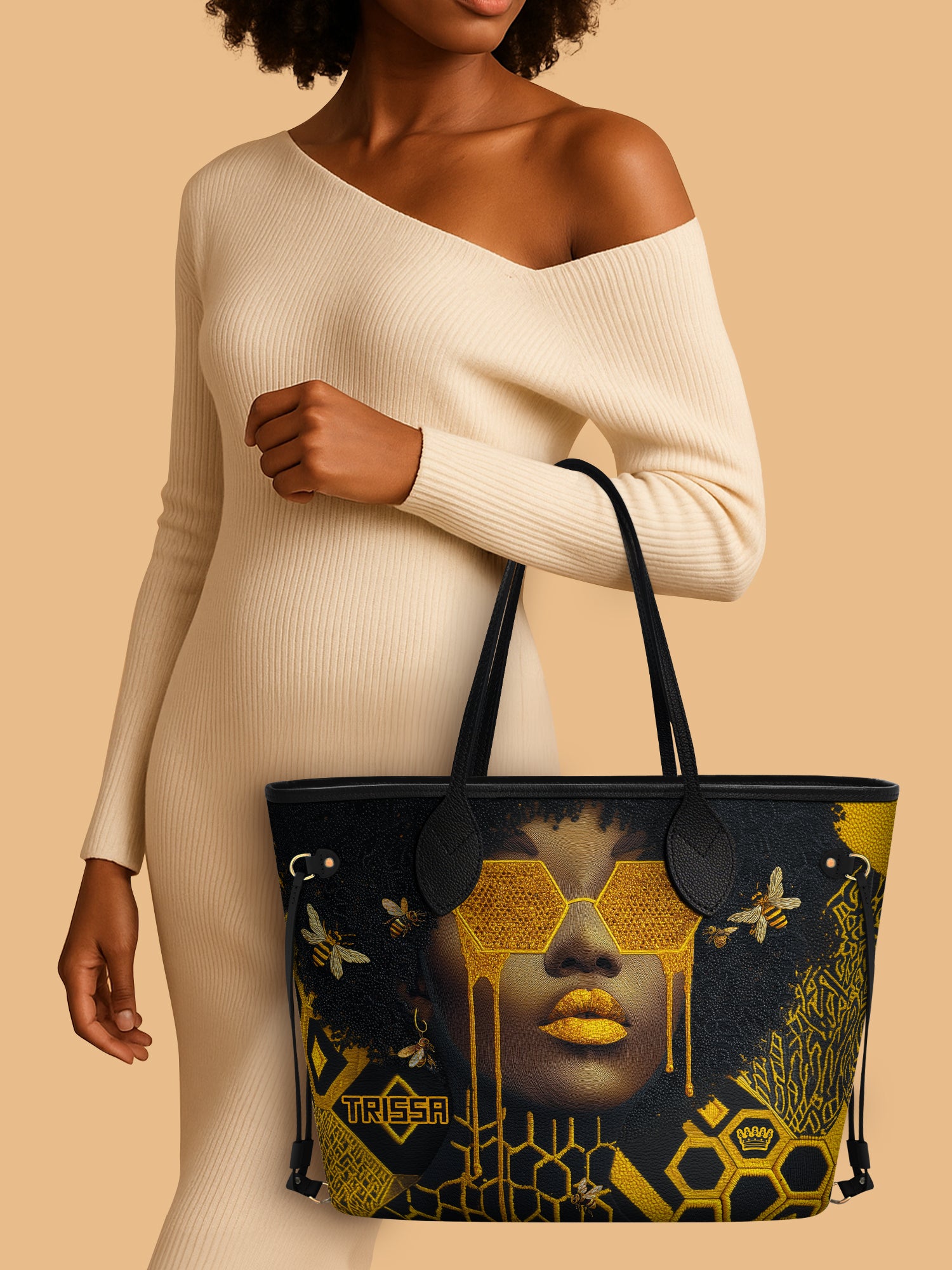 Golden Hive Classic Shopper Tote