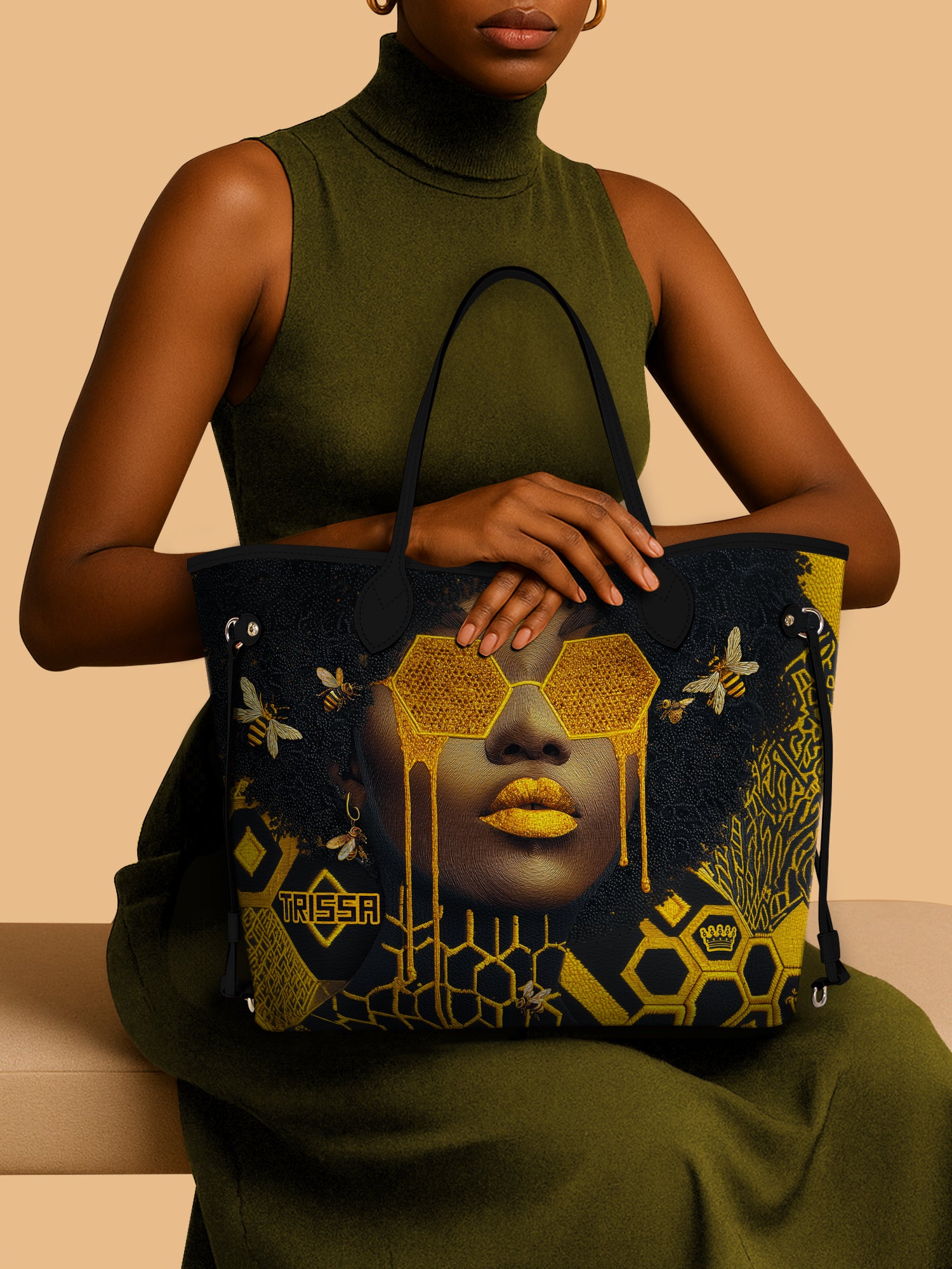 Golden Hive Classic Shopper Tote