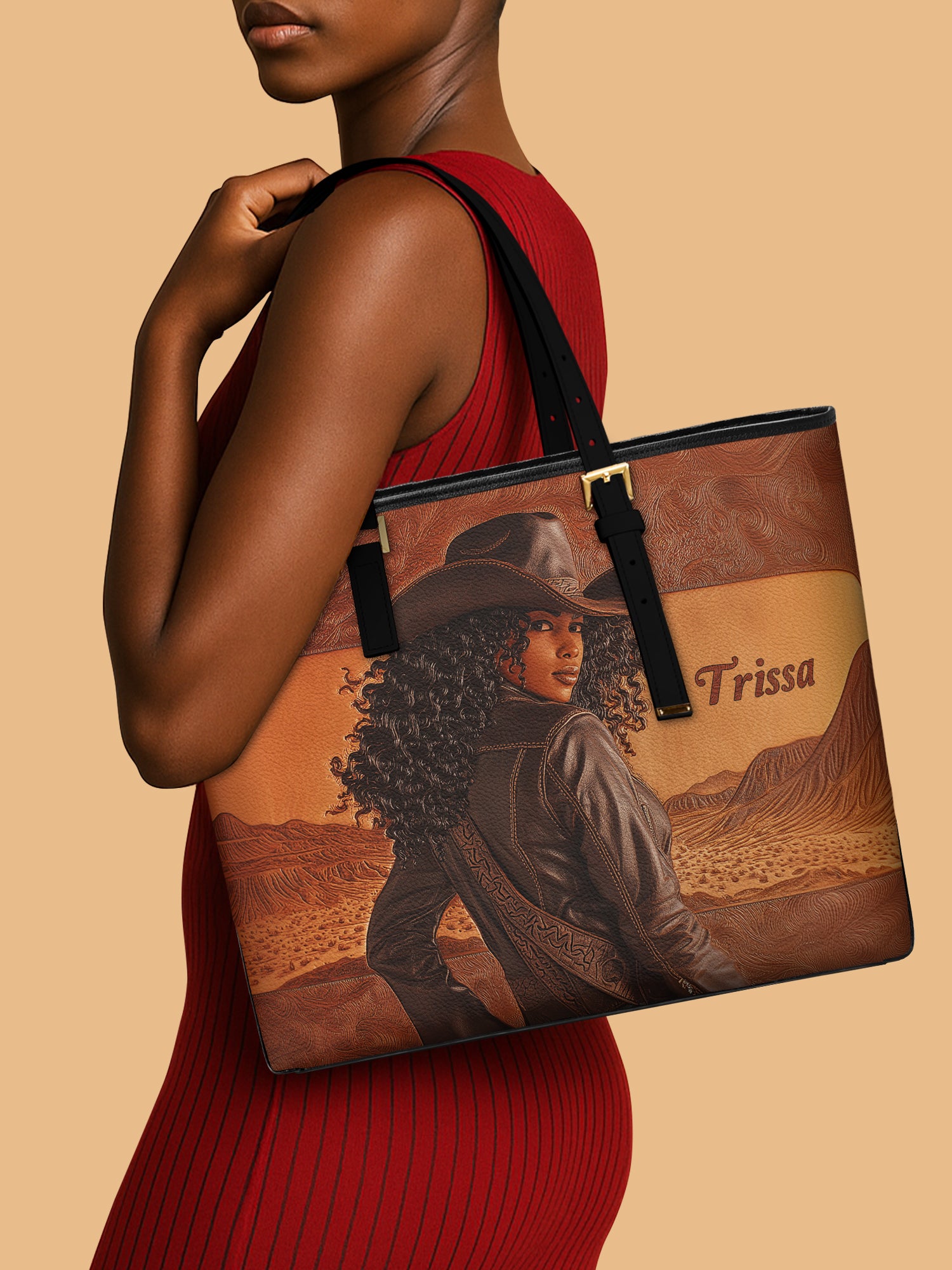 Cowgirl Spirit Sleek Leather Tote