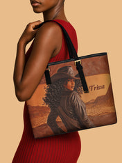 Cowgirl Spirit Sleek Leather Tote