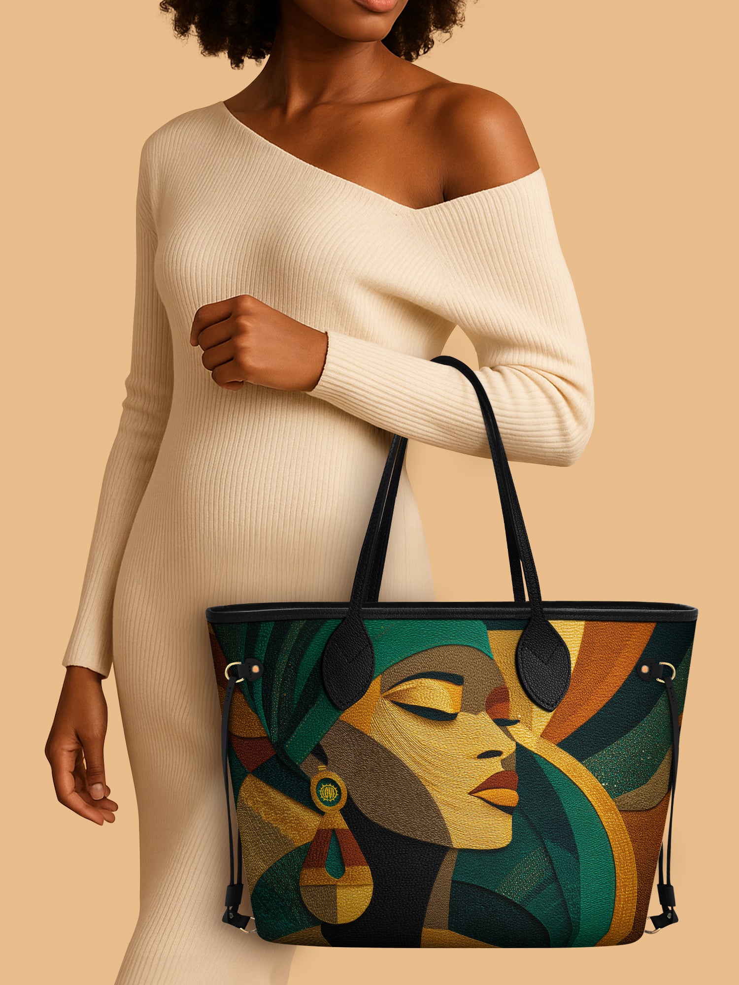 Ancestral Fold Classic Shopper Tote QR0XD061