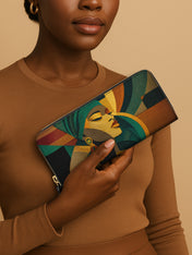 Ancestral Fold Slimline Zippy Wallet QR0XD066