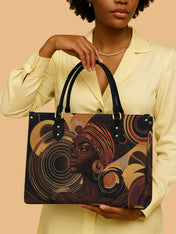 Celestial Rhythm Premium Leather Handbag QR0XD147