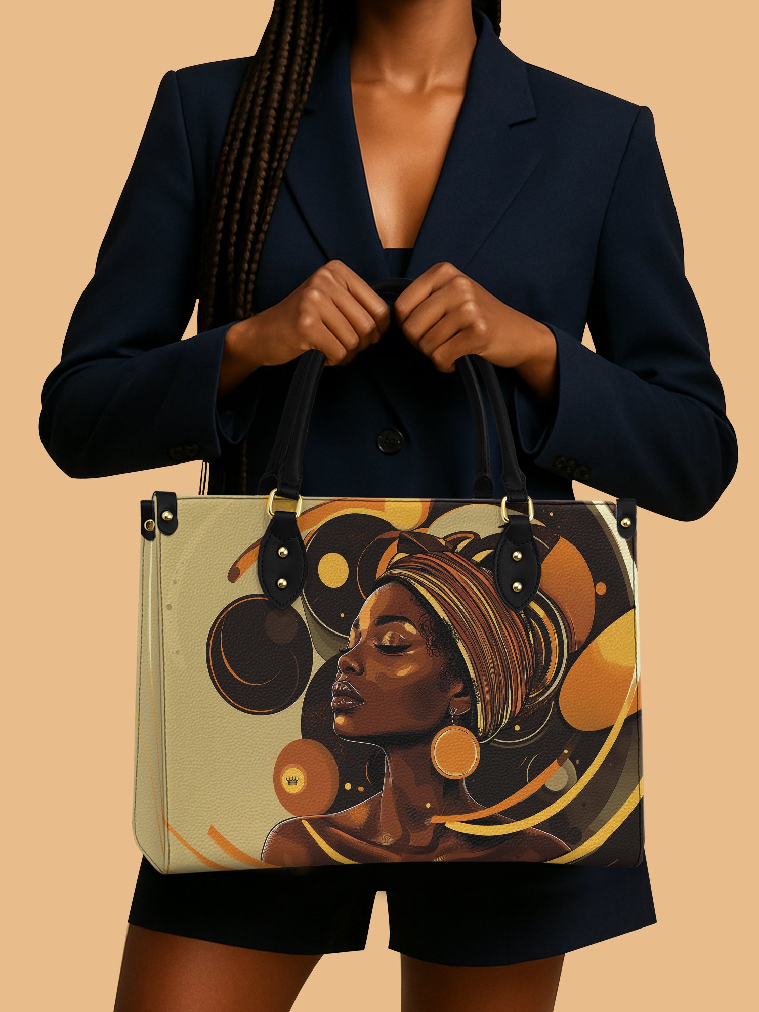 Solar Empress Premium Leather Handbag QR0XD144