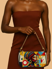Afrobeat Pulse Classic Zip Pochette QR0XD152