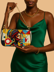 Afrobeat Pulse Classic Zip Pochette QR0XD152