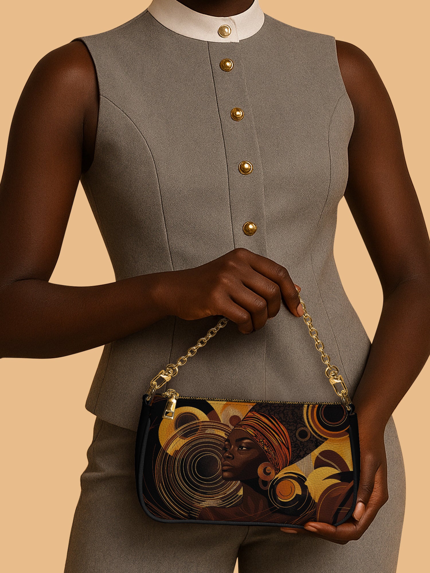 Celestial Rhythm Classic Zip Pochette QR0XD154