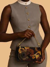 Celestial Rhythm Classic Zip Pochette QR0XD154