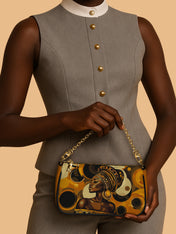 Golden Orbit Classic Zip Pochette QR0XD153