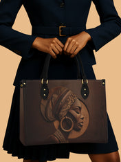 Afrique Oak Premium Leather Handbag QR0XD128