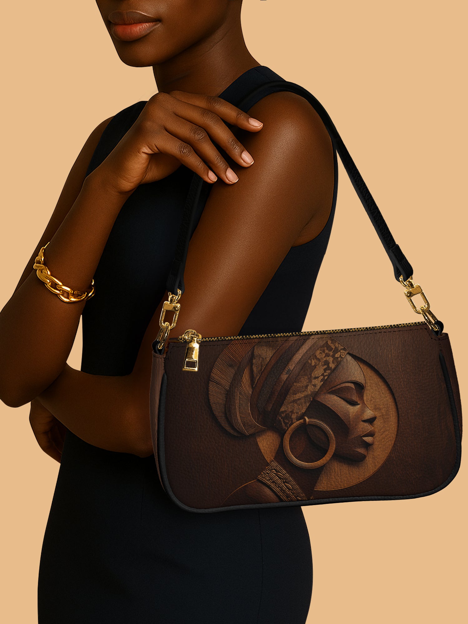 Afrique Oak Classic Zip Pochette QR0XD133