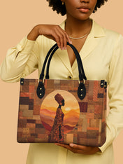 Sunborn Empress Premium Leather Handbag QR0TV073