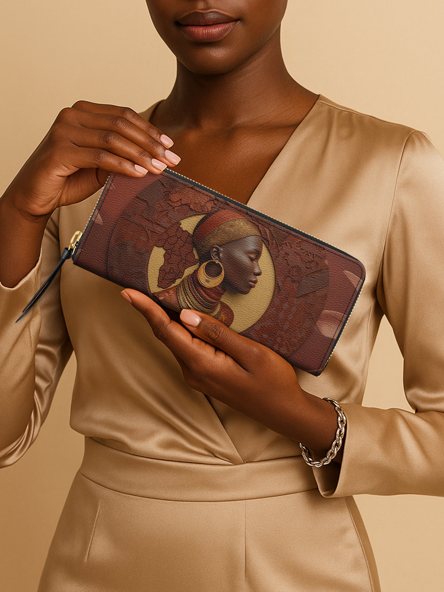 Afri Soul Slimline Zippy Wallet QR0TD158