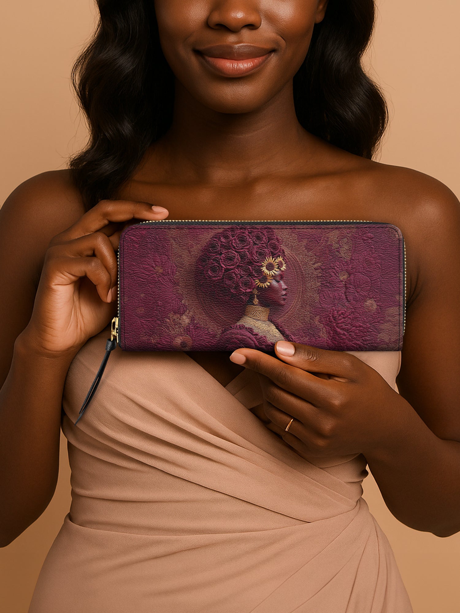 Wild Bloom Slimline Zippy Wallet QR0XD271