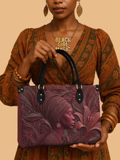 Crimson Empress Premium Leather Handbag QR0TV085