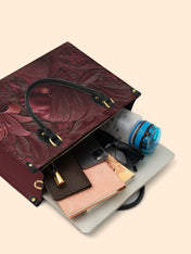 Crimson Empress Premium Leather Handbag QR0TV085