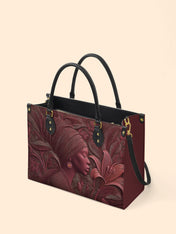Crimson Empress Premium Leather Handbag QR0TV085