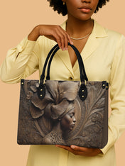 Floral Spirit Premium Leather Handbag QR0TV084