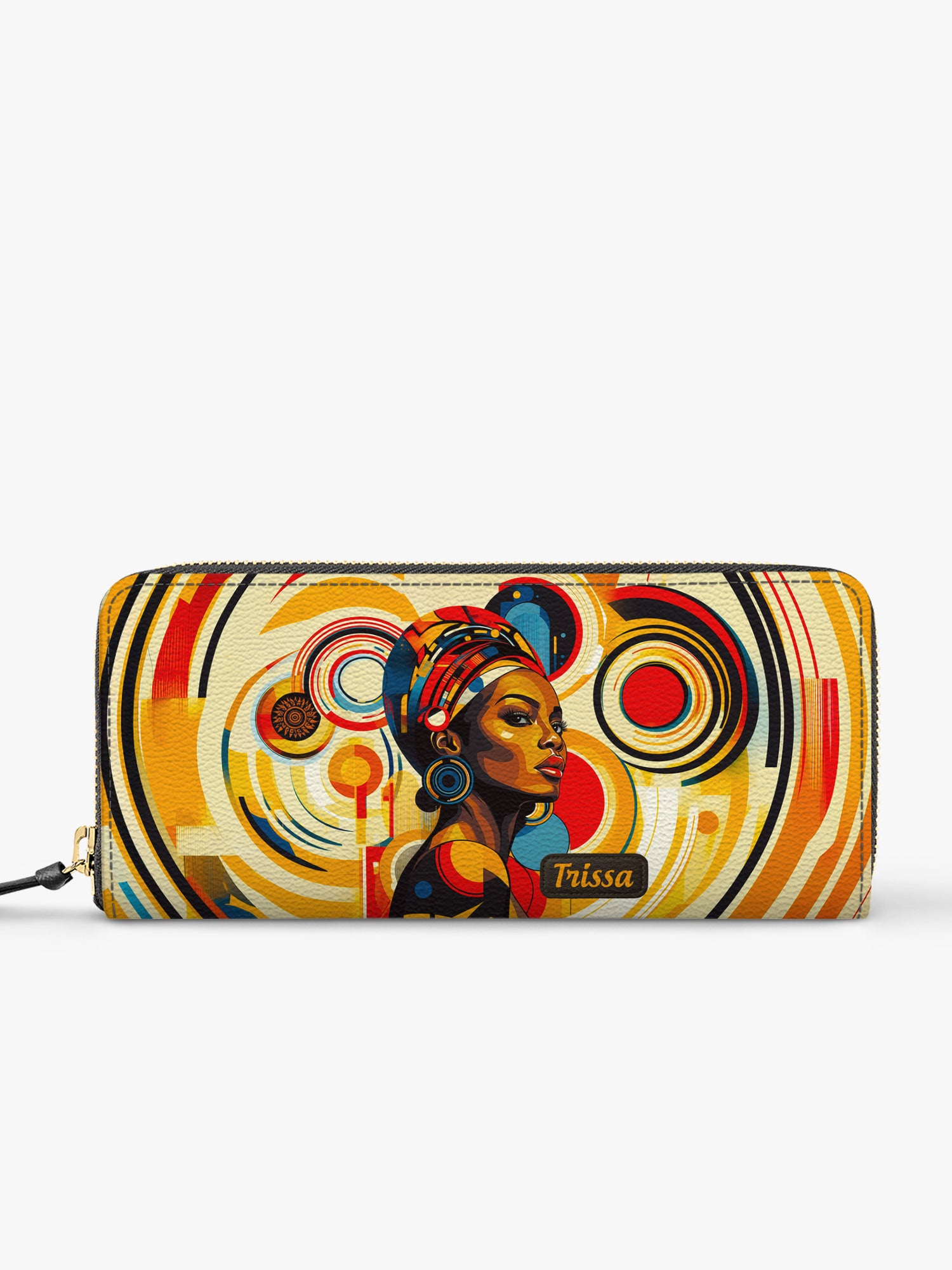 Bold Black Woman Slimline Zippy Wallet