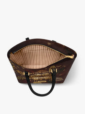 Dripping Melanin Sleek Leather Tote