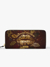 Dripping Melanin Slimline Zippy Wallet