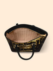 Black Girl Magic Sleek Leather Tote