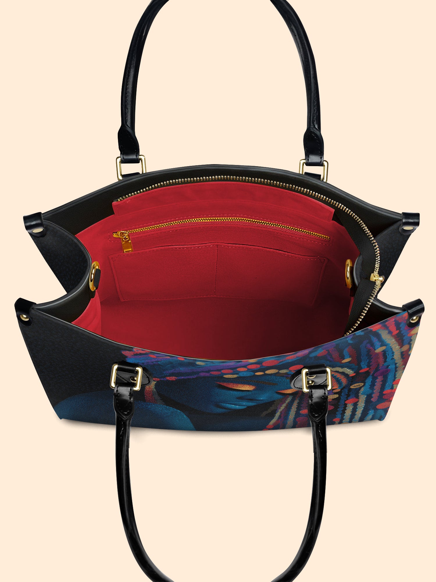 Sable Spell Premium Leather Handbag QR0XD081